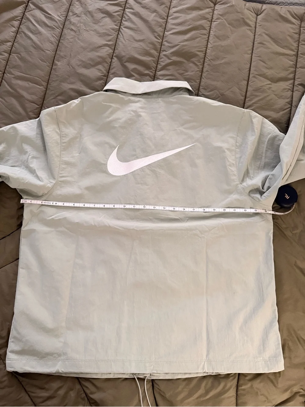 Nike Men’s Pale Green Lightweight Coach Jacket